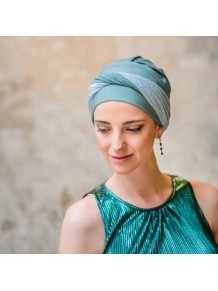 Turbante Confort Gala Mint · Carebell Headwear