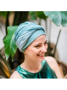 Turbante Confort Gala Mint · Carebell Headwear