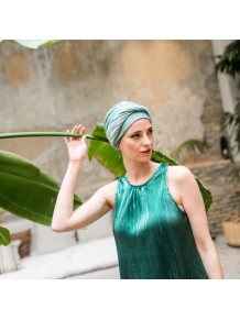 Turbante Confort Gala Mint · Carebell Headwear