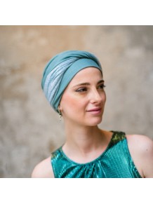 Turbante Confort Gala Mint · Carebell Headwear