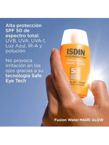 ISDIN Fusion Water Magic Glow SPF 50 – Protector Solar Facial Efecto Glow