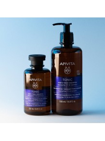 Champú Tonificante Anticaída para Hombre (Ecopack 500ml) - Apivita Men's Tonic