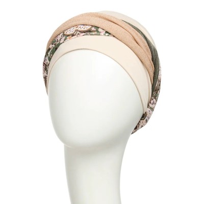 Turbante Shakti Wheat Beige Romance · Christine Headwear 2