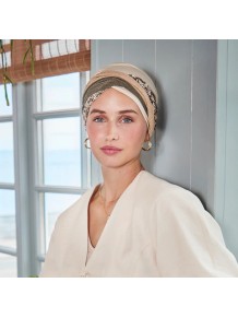 Turbante Shakti Wheat Beige Romance · Christine Headwear