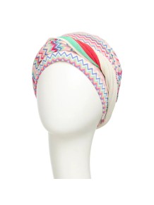 Turbante Oncológico Shakti Zig Zag Vibes · Christine Headwear