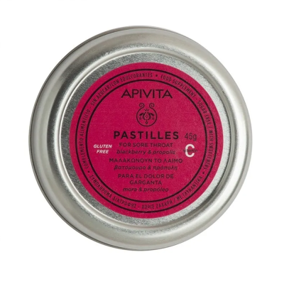 Pastillas para la Garganta con Mora y Própolis - Apivita