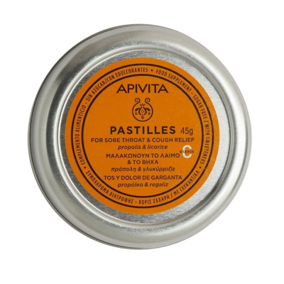 Pastillas para la Garganta con Regaliz y Própolis - Apivita