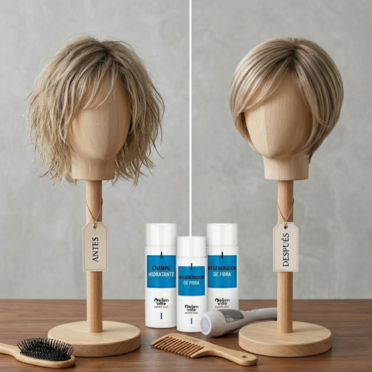 Servicio de Recuperación y Peinado de Pelucas...